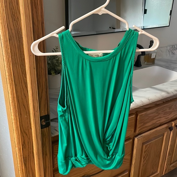 The Nines Gathered Front Tie Tank - Picture 2 of 5